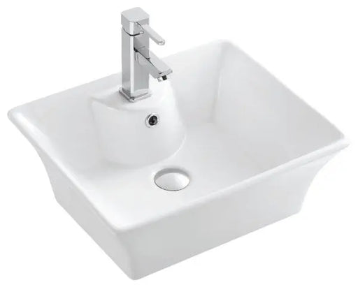 Zento 49S Semi-Pedestal Wall-Hung Basin mercioaustralia
