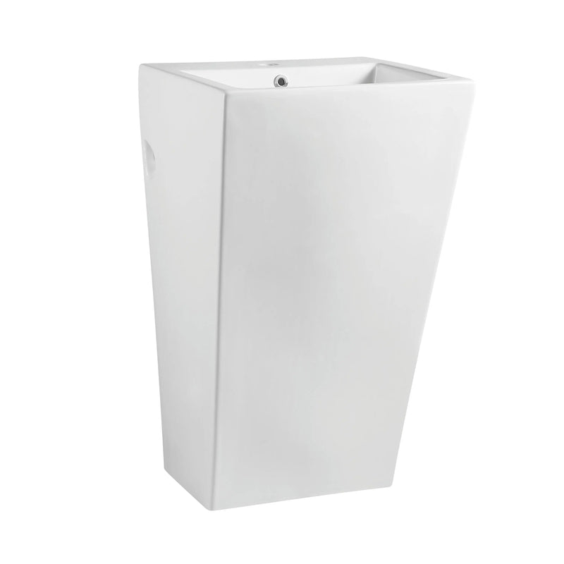 Zento 51 Freestanding Rectangular Pedestal Basin mercioaustralia