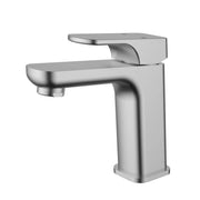 EDEN SOFT SQUARE BASIN MIXER CHROME / MATTE BLACK FIL Kitchen Bathroom