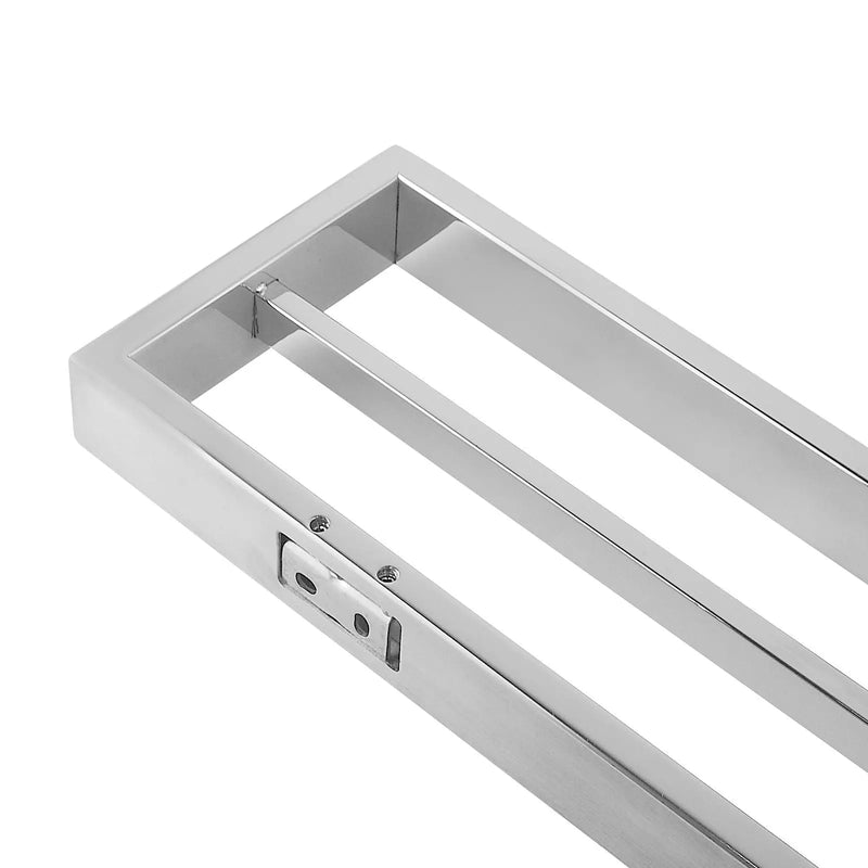 IVANO Series Chrome Double Towel Rail 800mm FIL Kitchen Bathroom