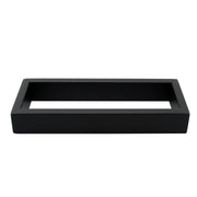 IVANO Series Chrome/Black Towel Ring FIL Kitchen Bathroom