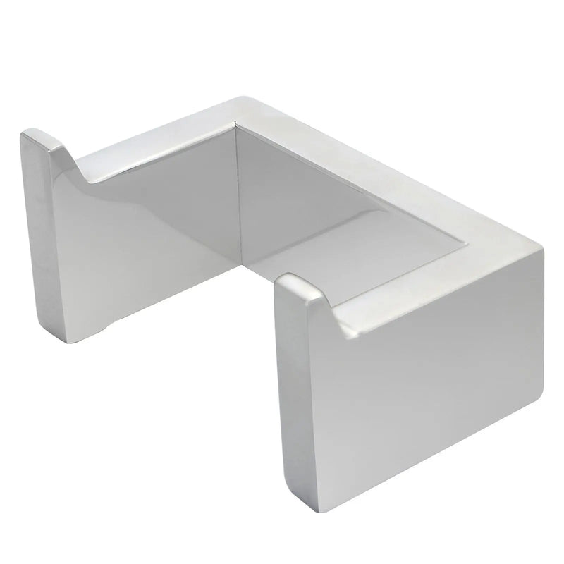 IVANO Series Chrome/Black Robe Hook FIL Kitchen Bathroom
