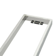 IVANO Series Chrome/Black Glass Shelf 600mm FIL Kitchen Bathroom