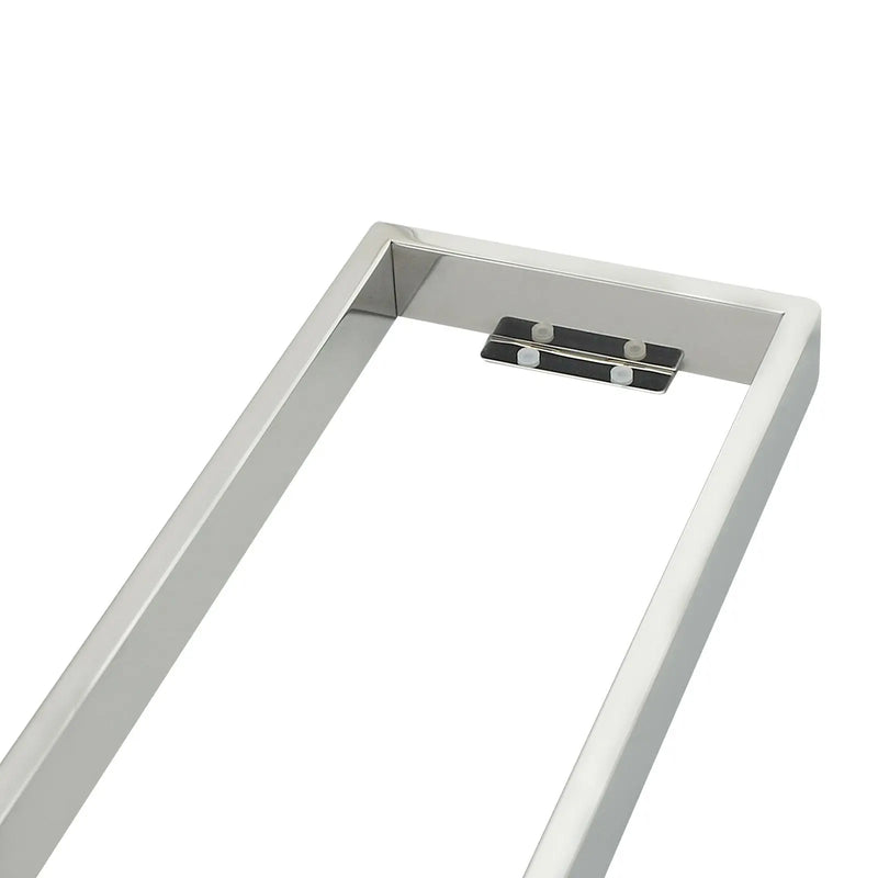 IVANO Series Chrome/Black Glass Shelf 600mm FIL Kitchen Bathroom