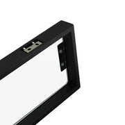 IVANO Series Chrome/Black Glass Shelf 600mm FIL Kitchen Bathroom
