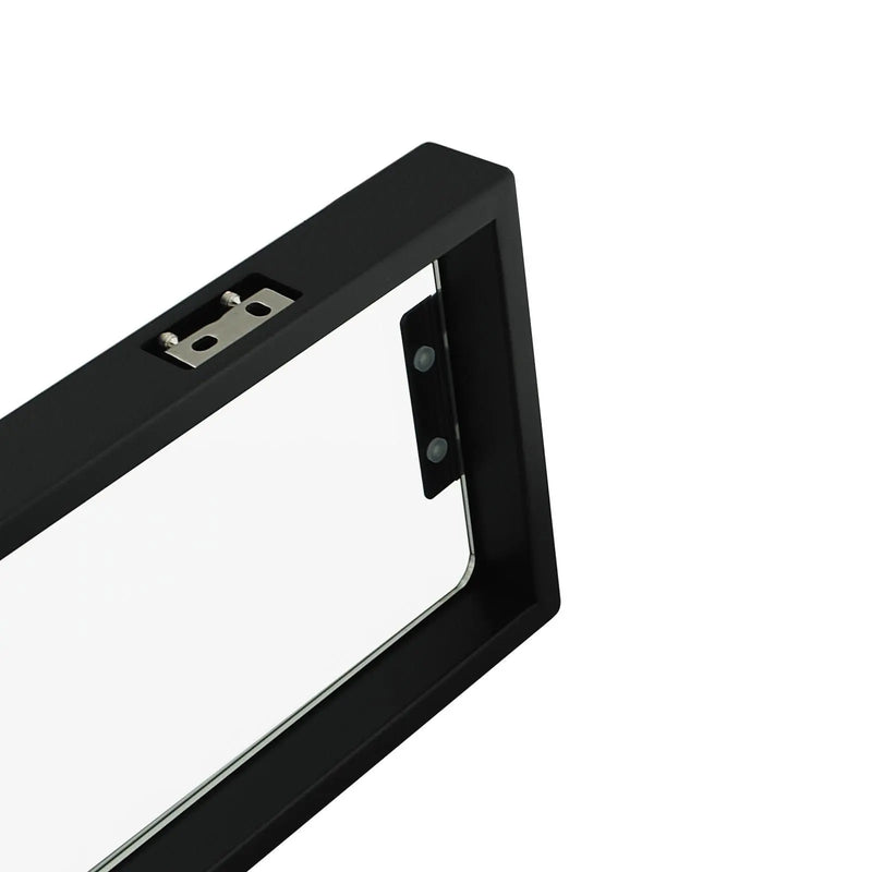 IVANO Series Chrome/Black Glass Shelf 600mm FIL Kitchen Bathroom