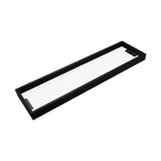 IVANO Series Chrome/Black Glass Shelf 600mm FIL Kitchen Bathroom
