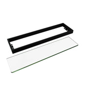 IVANO Series Chrome/Black Glass Shelf 600mm FIL Kitchen Bathroom
