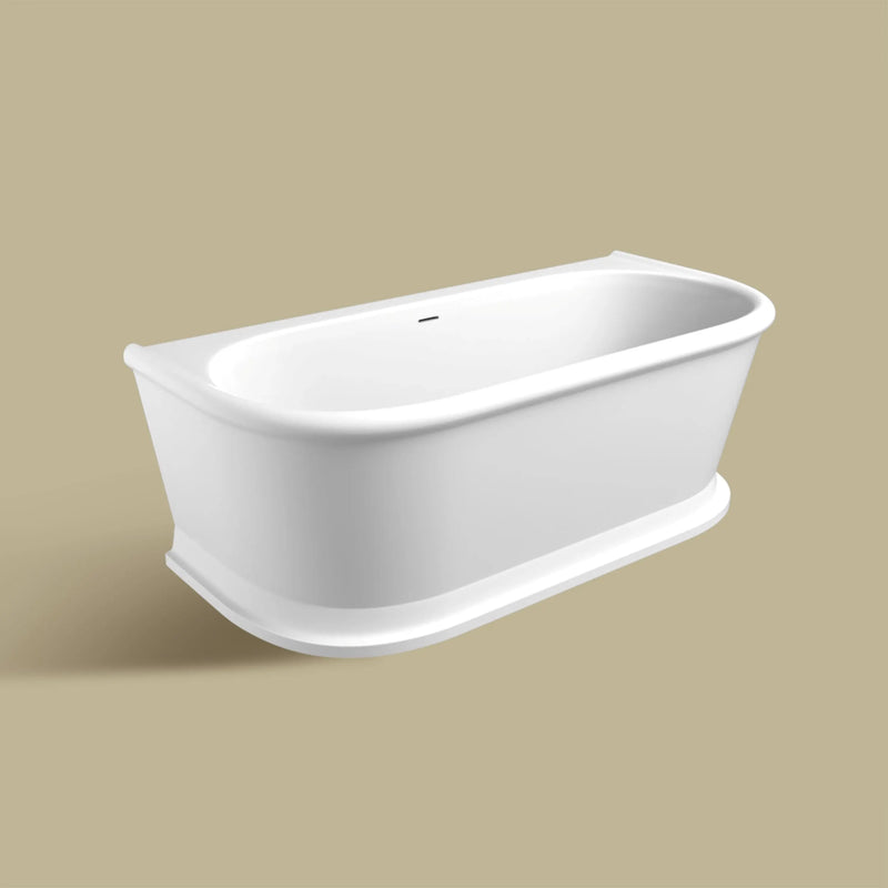 Dulwich Back to Wall Hampton Style Bathtub 1700mm Lukka