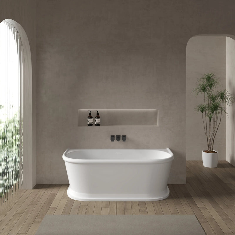 Dulwich Back to Wall Hampton Style Bathtub 1700mm Lukka
