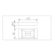 Bellino Soap Dish FIL Kitchen Bathroom