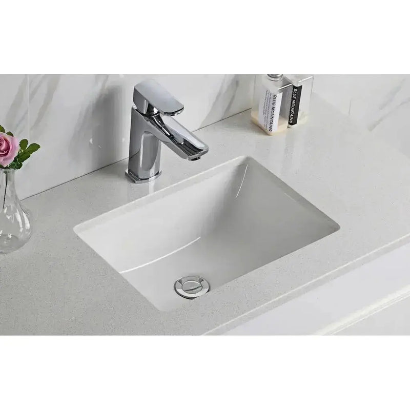 Snow Stone Top With Undermount Basin 600mm/750mm/900mm/1200mm/1500mm - FIL Kitchen Bathroom