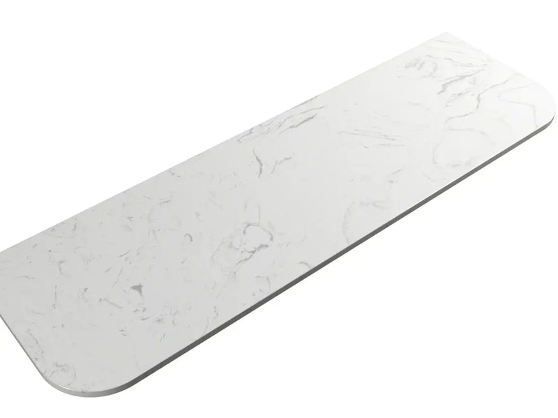 Cato Flat Stone Top 25mm Square edges/Curved edges - FIL Kitchen Bathroom