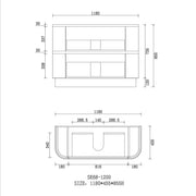 Avia Hudson Freestanding Vanity (1200mm) Avia