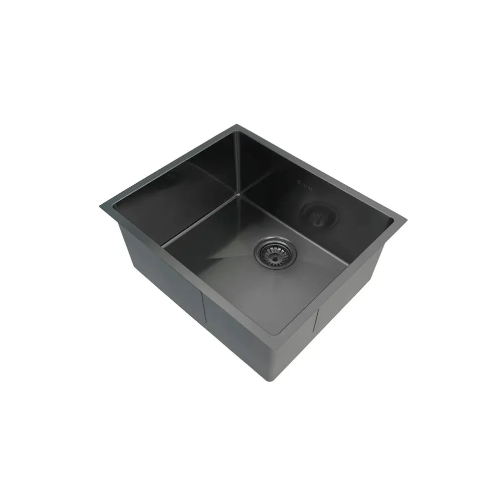 AXON 45S SINGLE BOWL KITCHEN SINK GUN METAL 450MM