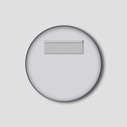 600mm Brushed Nickel/Brushed Gold Framed Round Mirror FIL Kitchen Bathroom