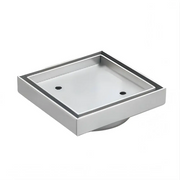 Somer Slim Square Tile Insert Floor Drain (75/90mm outlet) SOMER