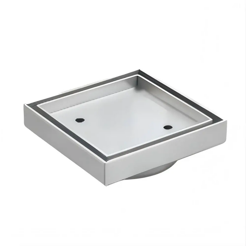 Somer Slim Square Tile Insert Floor Drain (75/90mm outlet) SOMER
