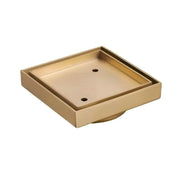 Somer Slim Square Tile Insert Floor Drain (75/90mm outlet) SOMER