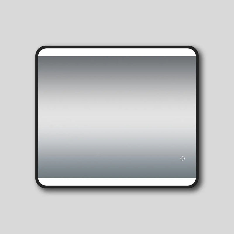 700x800mm Black Frame LED Bathroom Mirror FIL Kitchen Bathroom