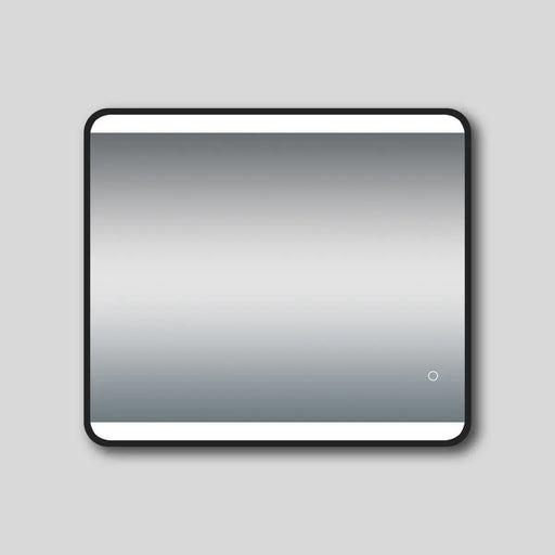 700x800mm Black Frame LED Bathroom Mirror FIL Kitchen Bathroom