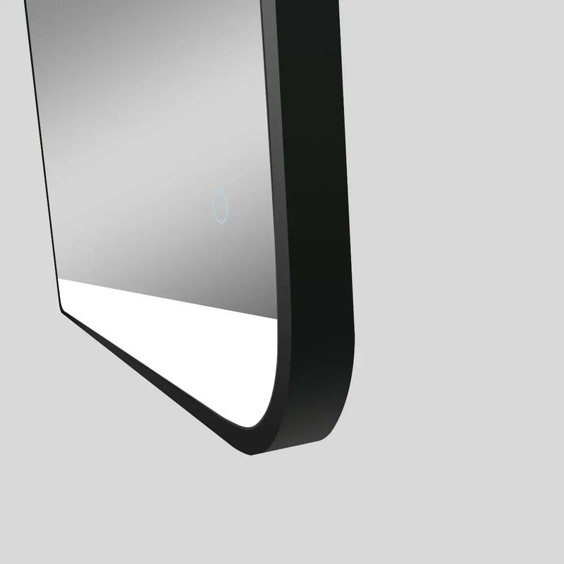 700x800mm Black Frame LED Bathroom Mirror FIL Kitchen Bathroom