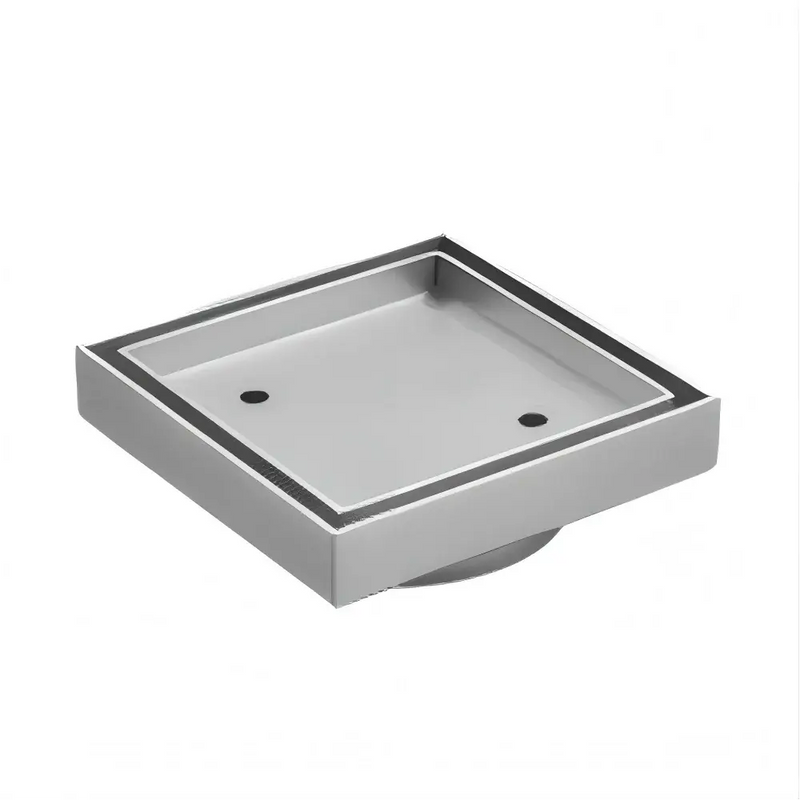 Somer Slim Square Tile Insert Floor Drain (75/90mm outlet) SOMER