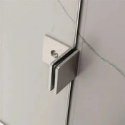 FIXED AND SWING PANEL OVER HINGED BATHTUB SCREEN CHROME/BLACK/GOLD/GUN METAL/BRUSHED NICKEL FIL Kitchen Bathroom