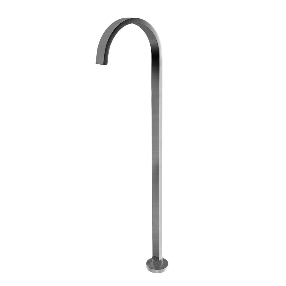 Square  Stainless Steel Freestanding Bath Spout Chrome and Colours