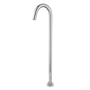 Pentro Round Chrome Stainless Steel Freestanding Bath Spout FIL Kitchen Bathroom