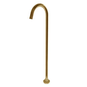 Pentro Round Brushed Yellow Gold Stainless Steel Freestanding Bath Spout FIL Kitchen Bathroom