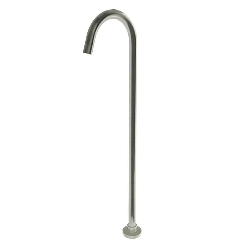 Pentro Round Brushed Nickel Stainless Steel Freestanding Bath Spout FIL Kitchen Bathroom