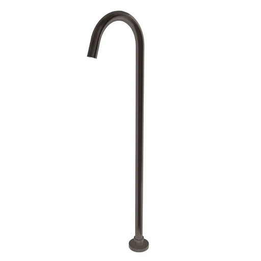 Pentro Round Gun Metal Grey Stainless Steel Freestanding Bath Spout FIL Kitchen Bathroom