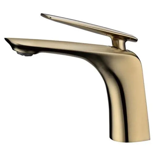 Bellino Brushed Brass Basin Mixer - FIL Kitchen Bathroom