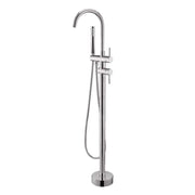 Round Freestanding Bath Mixer With Handheld Shower Chrome/Colours FIL Kitchen Bathroom
