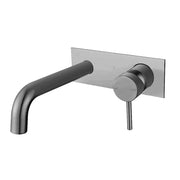 LUCID PIN Series Wall Mixer With Round Spout Chrome & Colours FIL Kitchen Bathroom