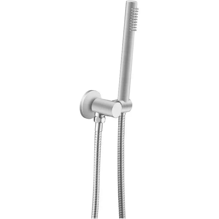 Round Hand held Shower Set Chrome and Colours FIL Kitchen Bathroom