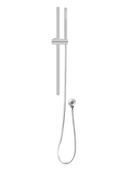 Round Stainless Steel Rail with Handheld Shower,Fixed Wall Connector Set Colours FIL Kitchen Bathroom
