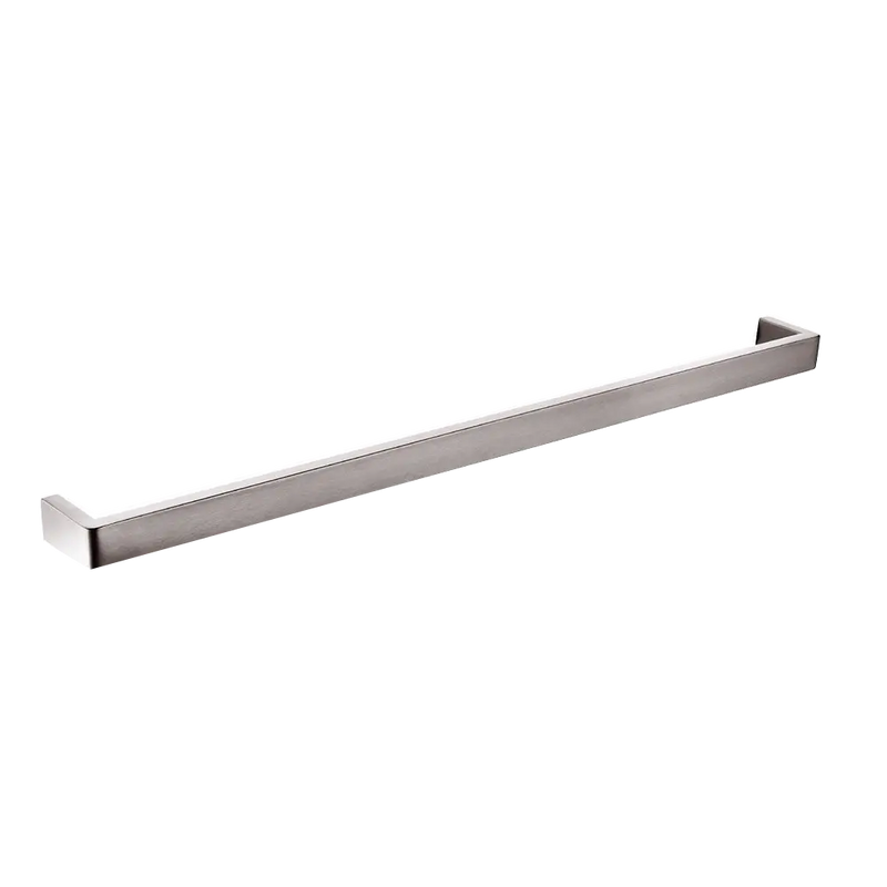 IVANO Series Square  Single Towel Rail 800mm Chrome and Colours FIL Kitchen Bathroom