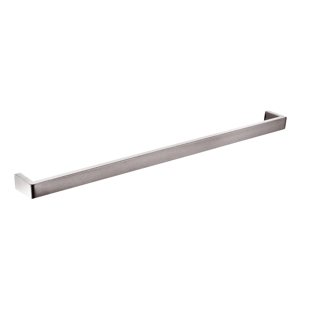 IVANO Series Square  Single Towel Rail 800mm Chrome and Colours