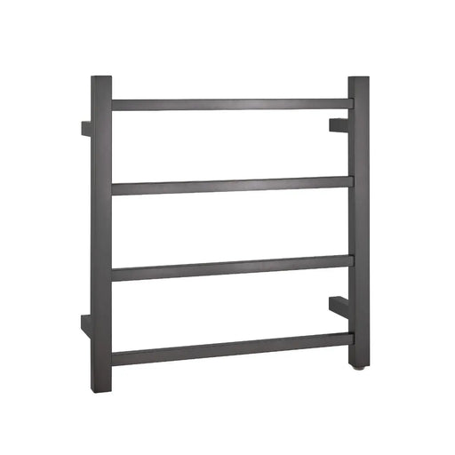 Square Electric Heated Towel Rack 4 Bars Chrome and Colours FIL Kitchen Bathroom