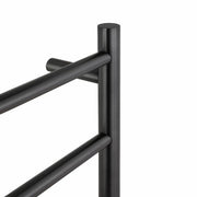 Round  Electric Heated Towel Rack 6 Bars Chrome and Colours FIL Kitchen Bathroom