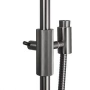 CADDENCE Series Brushed Gun Metal Grey Shower Rail without Handheld Shower FIL Kitchen Bathroom