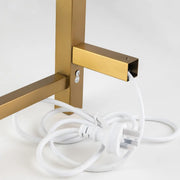 Square Electric Heated Towel Rack 4 Bars Chrome and Colours FIL Kitchen Bathroom