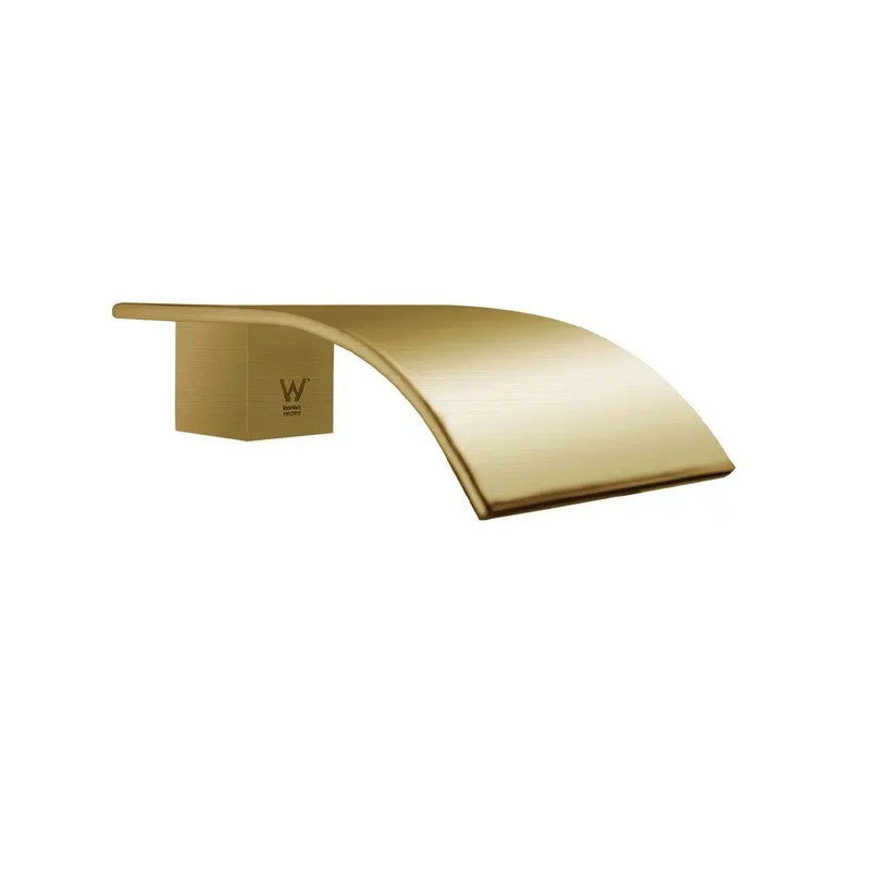 Waterfall Bathtub/Basin Wall Spout Chrome and Colours FIL Kitchen Bathroom