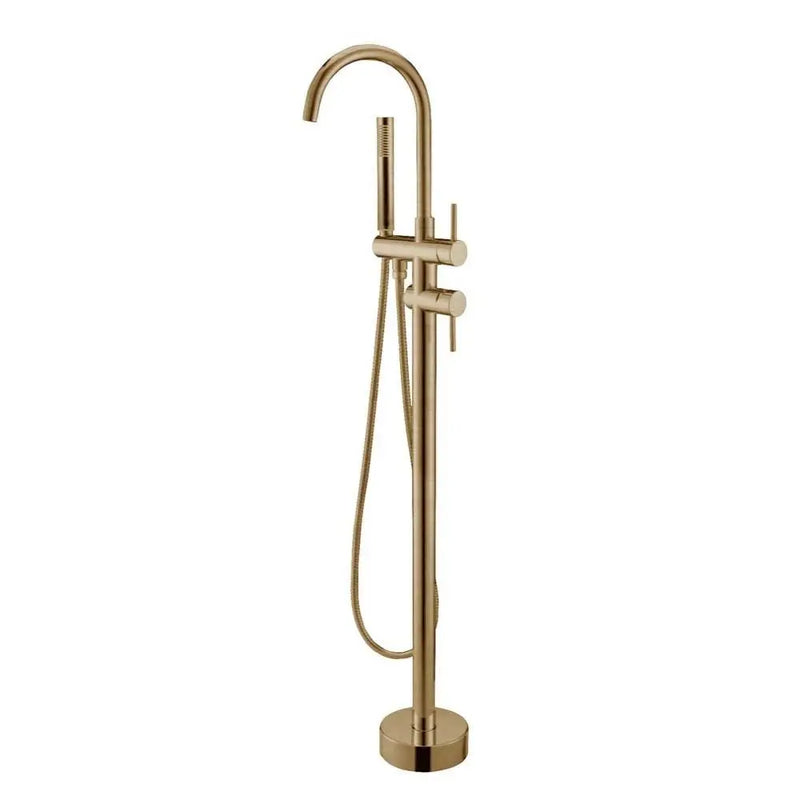 Round Freestanding Bath Mixer With Handheld Shower Chrome/Colours FIL Kitchen Bathroom