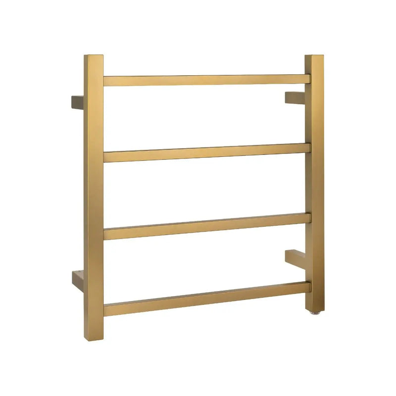 Square Electric Heated Towel Rack 4 Bars Chrome and Colours FIL Kitchen Bathroom