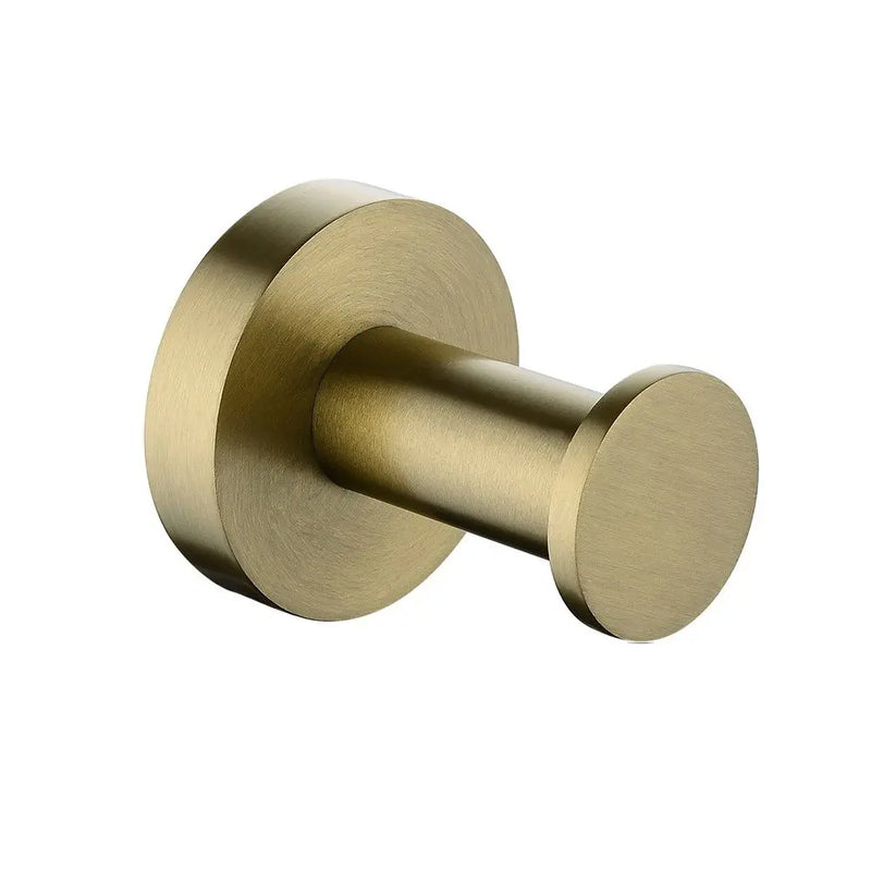 LUCID PIN Series Gun Metal Grey/Brushed Gold Robe Hook FIL Kitchen Bathroom