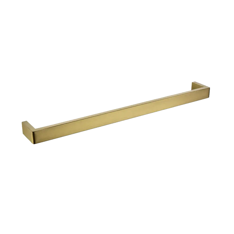 IVANO Series Square Chrome Single Towel Rail 600mm FIL Kitchen Bathroom