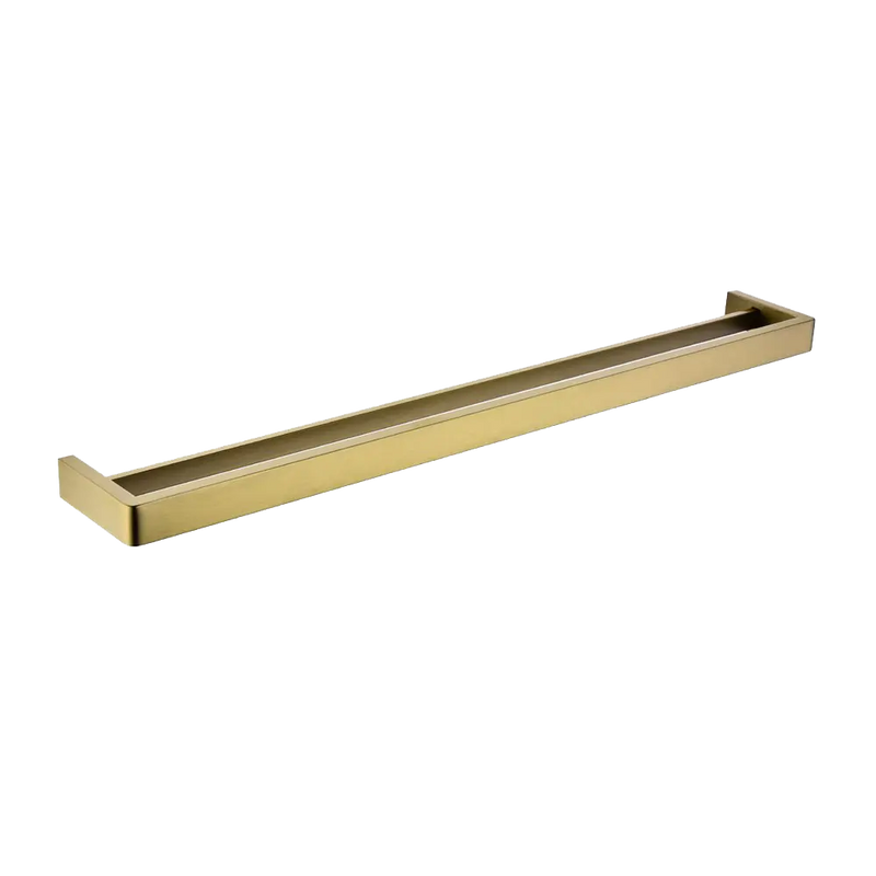 IVANO Series Square Chrome Double Towel Rail 800mm FIL Kitchen Bathroom